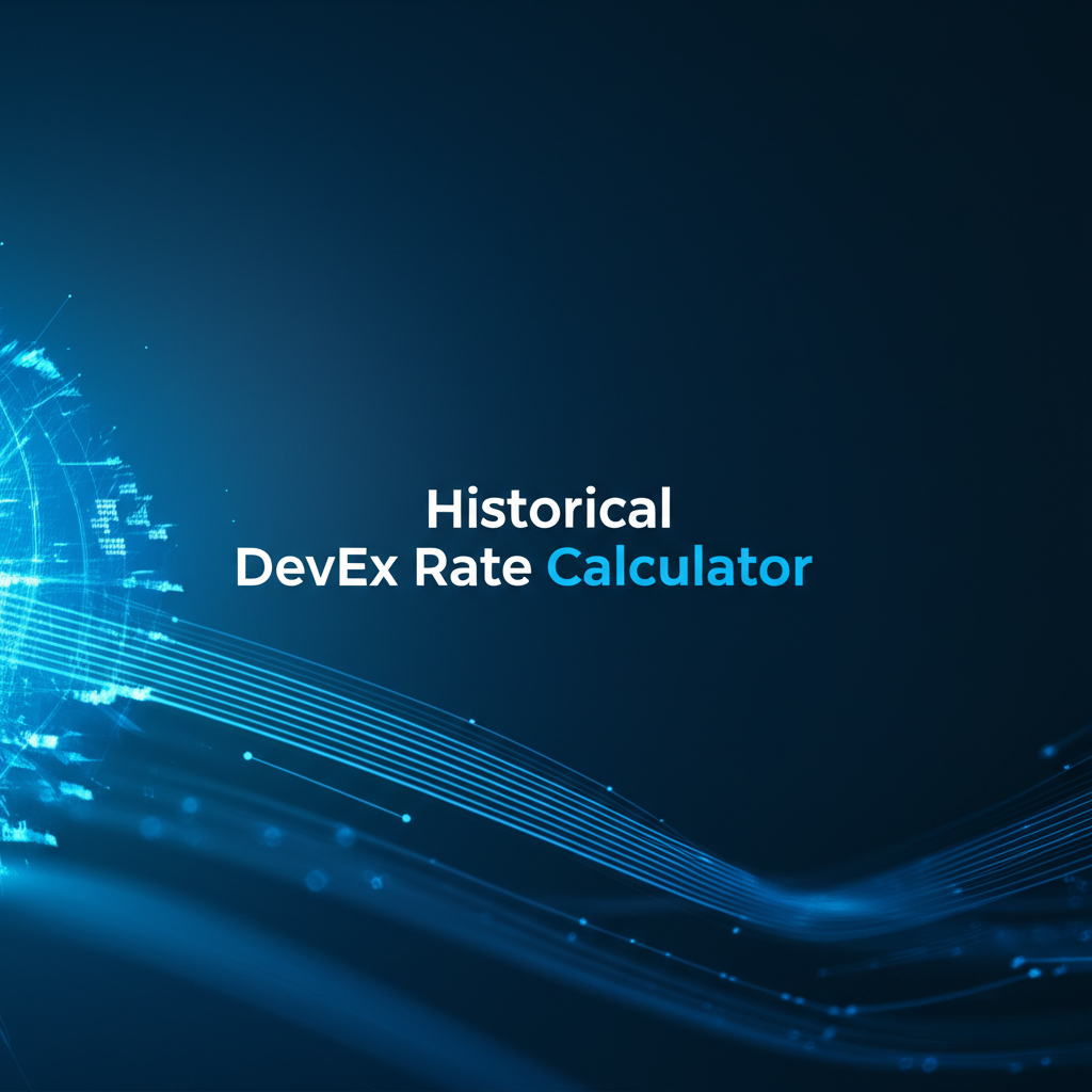 Historical DevEx Rate Calculator visualising past rates
